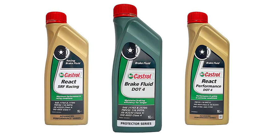 Grouped Castrol Classic Brake Fluids