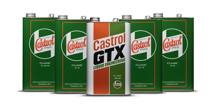 Grouped-Castrol-Classic-Engine-Oils