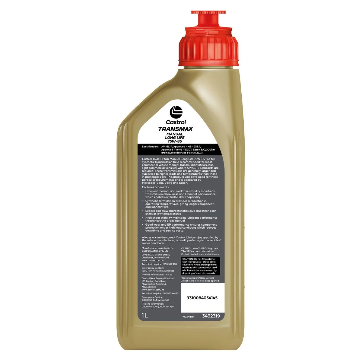 Castrol Transmax Manual Long Life 75W-85 - Image 2
